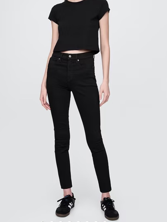 GAP Denim - GAP Black Women's Skinny High Rise Jeans 4